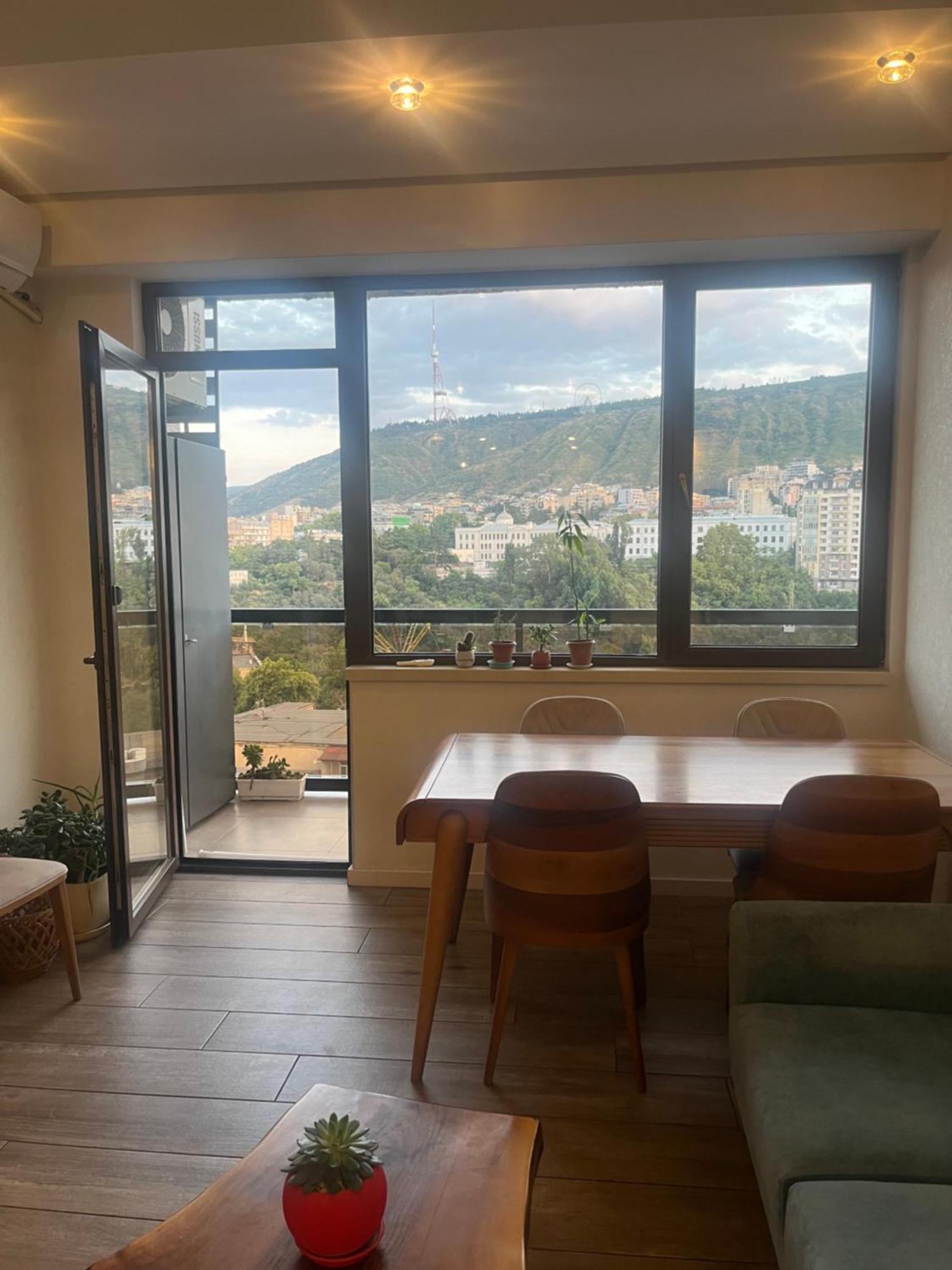 Ferienwohnung Panorama Khiliani Tbilisi Exterior foto